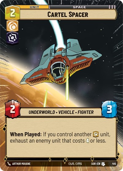 Cartel Spacer (Hyperspace) card