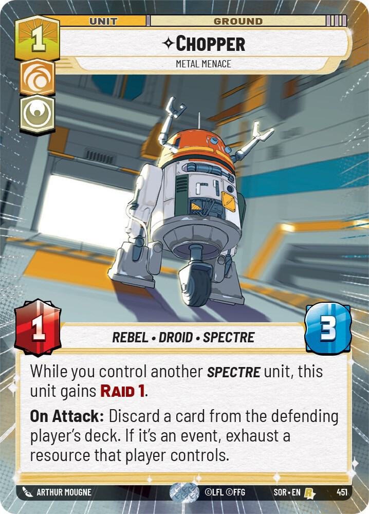 Chopper 451 card