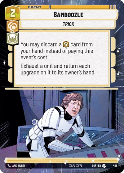 Bamboozle (Hyperspace) — Foil Spark of Rebellion Uncommon Star Wars Unlimited card — value and price