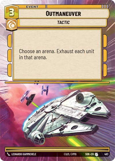 Outmaneuver (Hyperspace) card