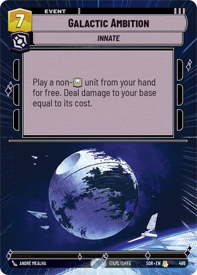 Galactic Ambition (Hyperspace) card