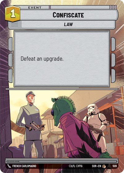 Confiscate (Hyperspace) card