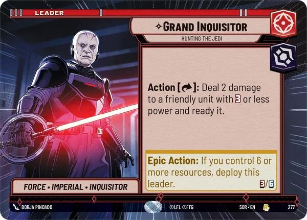 Grand Inquisitor (A) Card - Star Wars Trading Card Game
