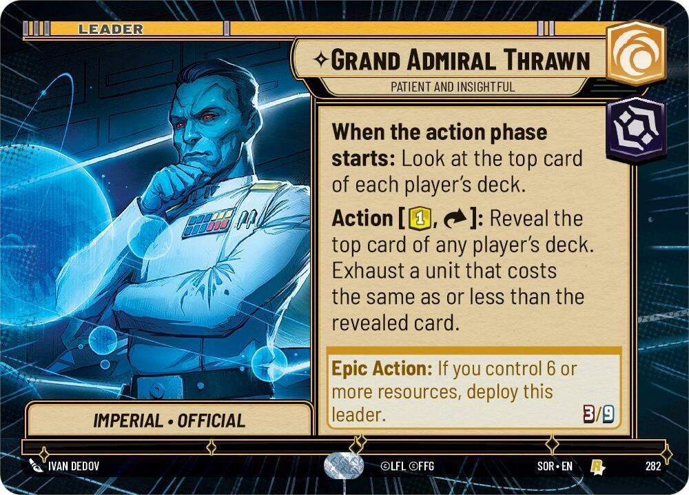 Grand Admiral Thrawn 282 card