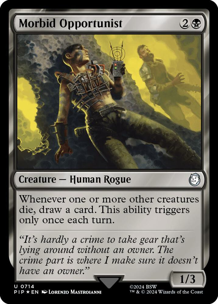 Morbid Opportunist (Surge Foil) 714 card