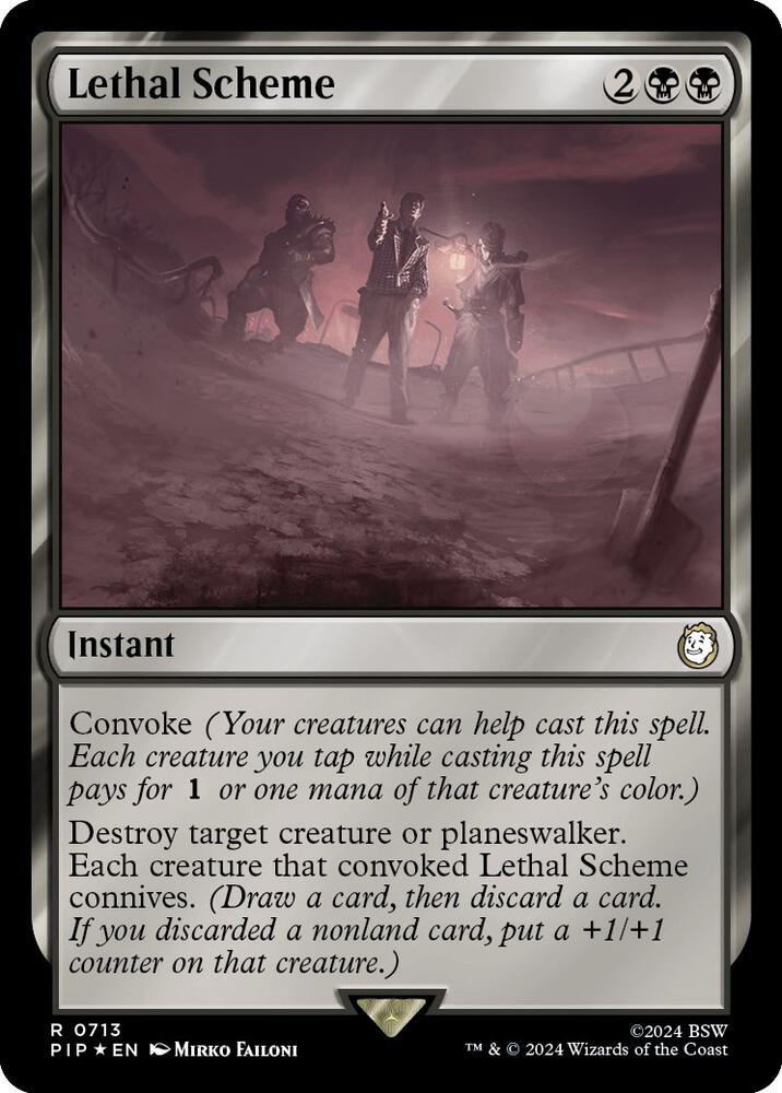 Lethal Scheme (Surge Foil) - Universes Beyond: Fallout