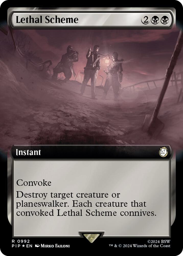 Lethal Scheme (Extended Art) (Surge Foil) 992 card