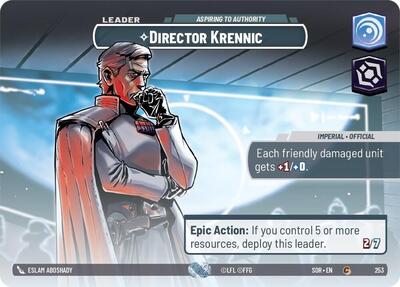 Director Krennic - Aspiring to Authority (Showcase) card