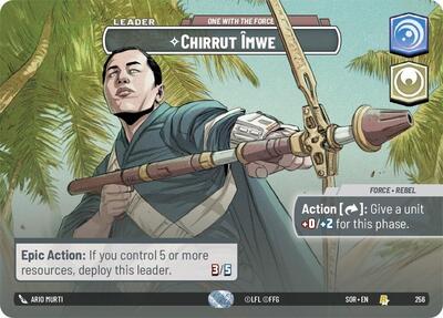 Chirrut Imwe - One With The Force (Showcase) card