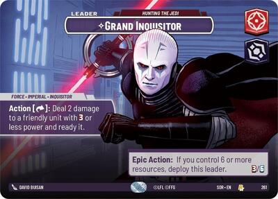 Grand Inquisitor - Hunting the Jedi (Showcase) card
