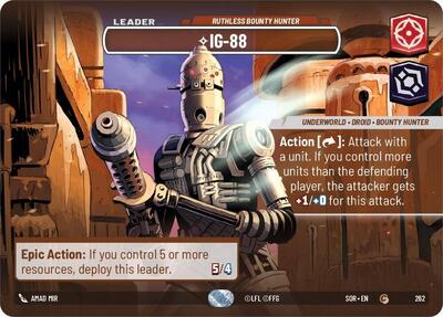 IG-88 - Ruthless Bounty Hunter (Showcase) card