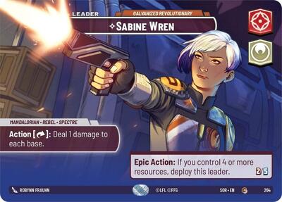 Sabine Wren - Galvanized Revolutionary (Showcase) card