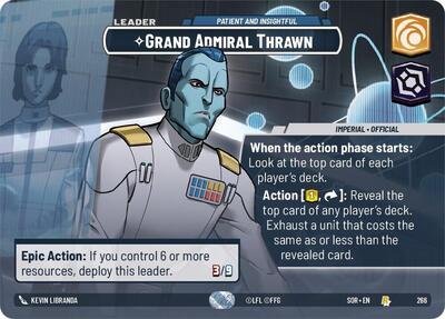 Grand Admiral Thrawn - Patient and Insightful (Showcase) card