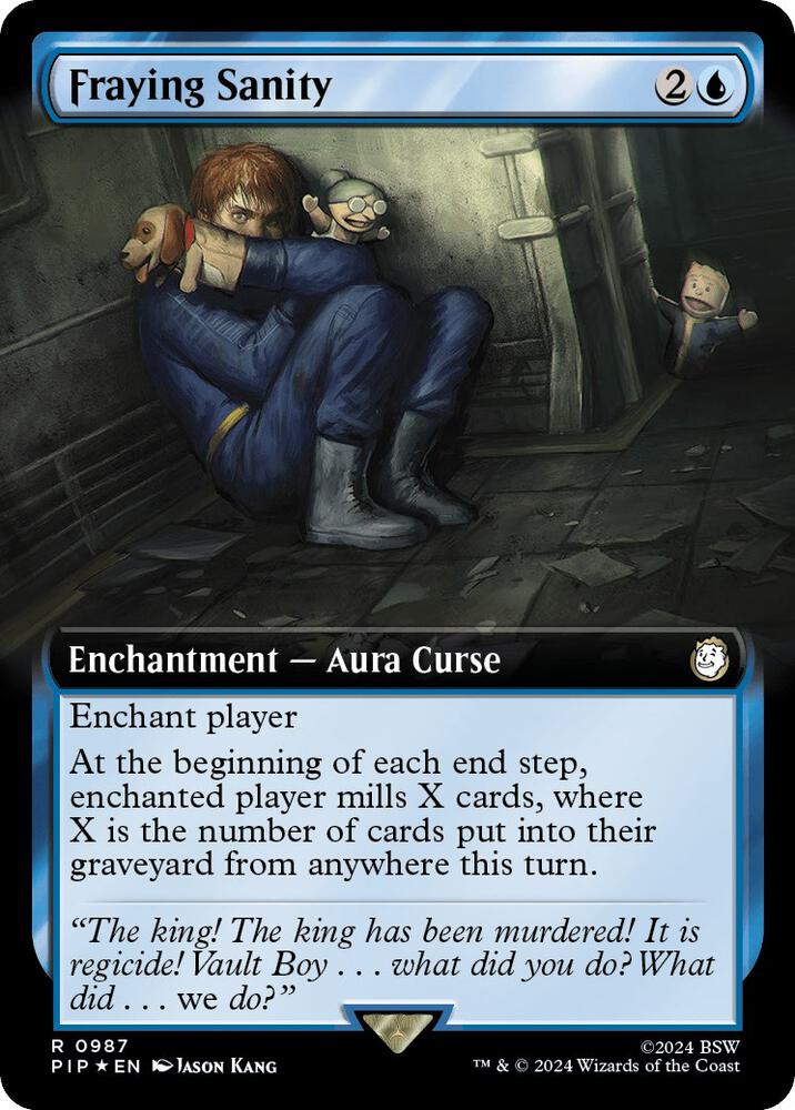Fraying Sanity (Extended Art) (Surge Foil) 987 card