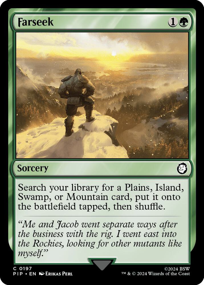Farseek 197 card