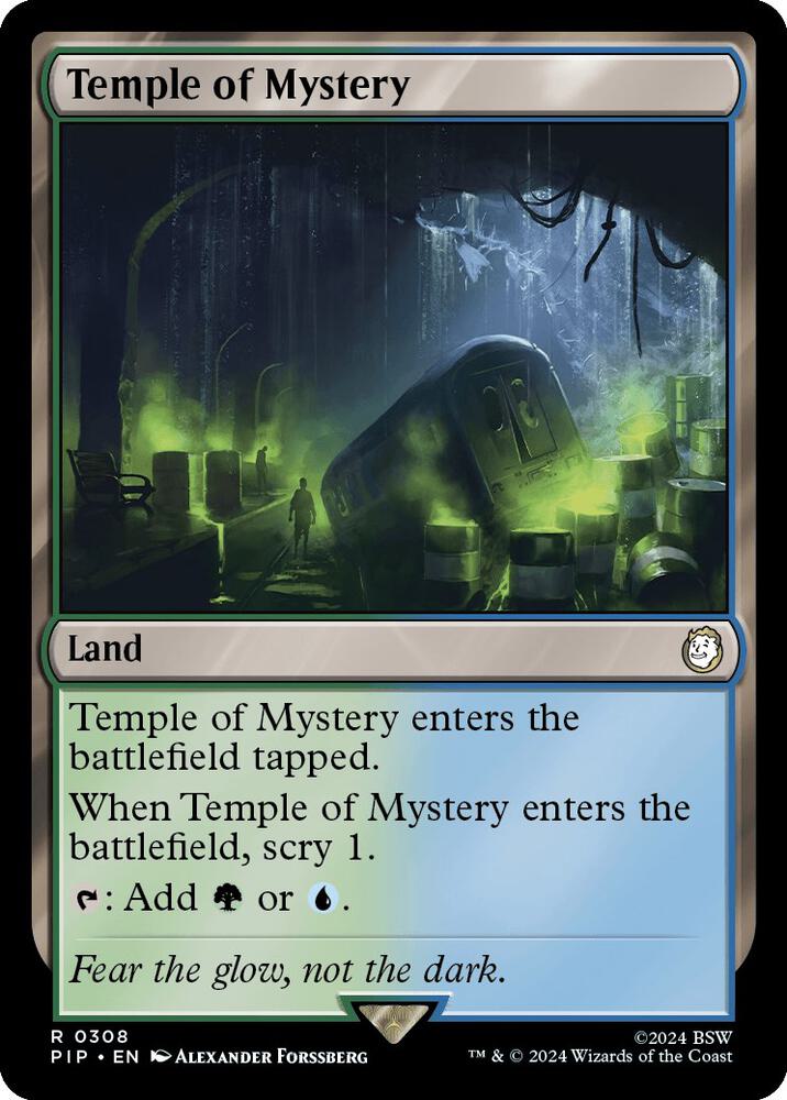 Temple of Mystery 308 card