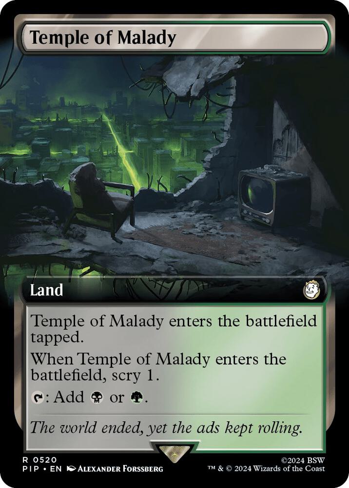 Temple of Malady (Extended Art) 520 card