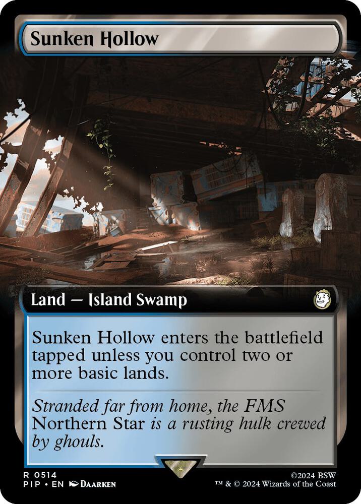 Sunken Hollow (Extended Art) 514 card