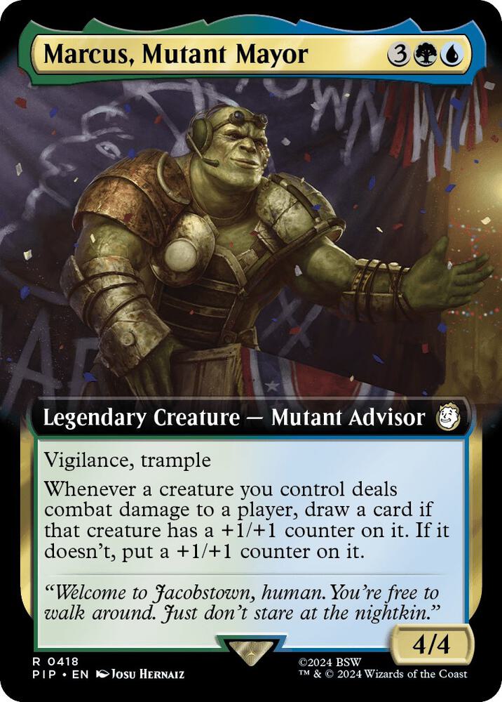 Marcus, Mutant Mayor (Extended Art) - Universes Beyond