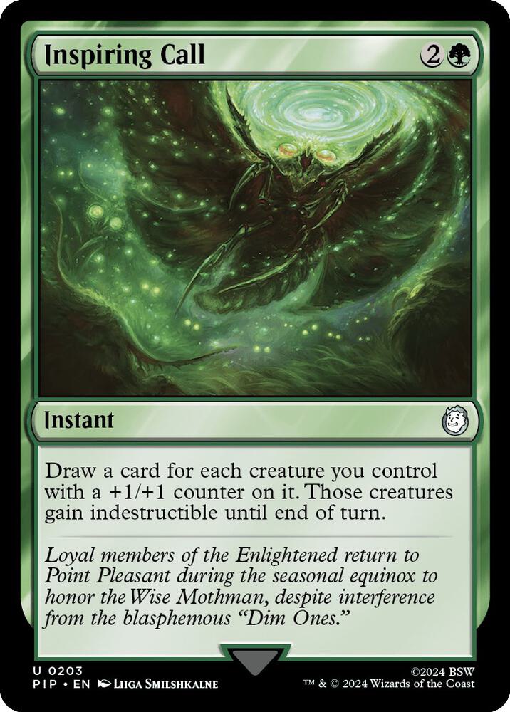 Inspiring Call - Universes Beyond: Fallout - Magic: The Gathering Inspiring Call - Universes Beyond: Fallout - Magic: The Gathering