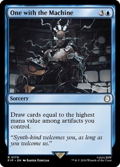 One with the Machine from PIP #179, Magic: The Gathering card