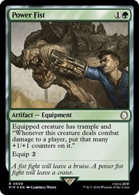 Power Fist (Surge Foil) - Universes Beyond: Fallout - Magic: The Gathering card