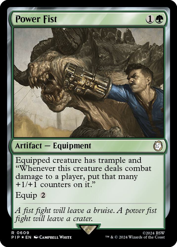 Power Fist (Surge Foil) 609 card