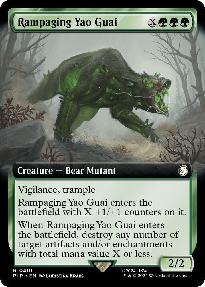 Rampaging Yao Guai (Extended Art) 401 card