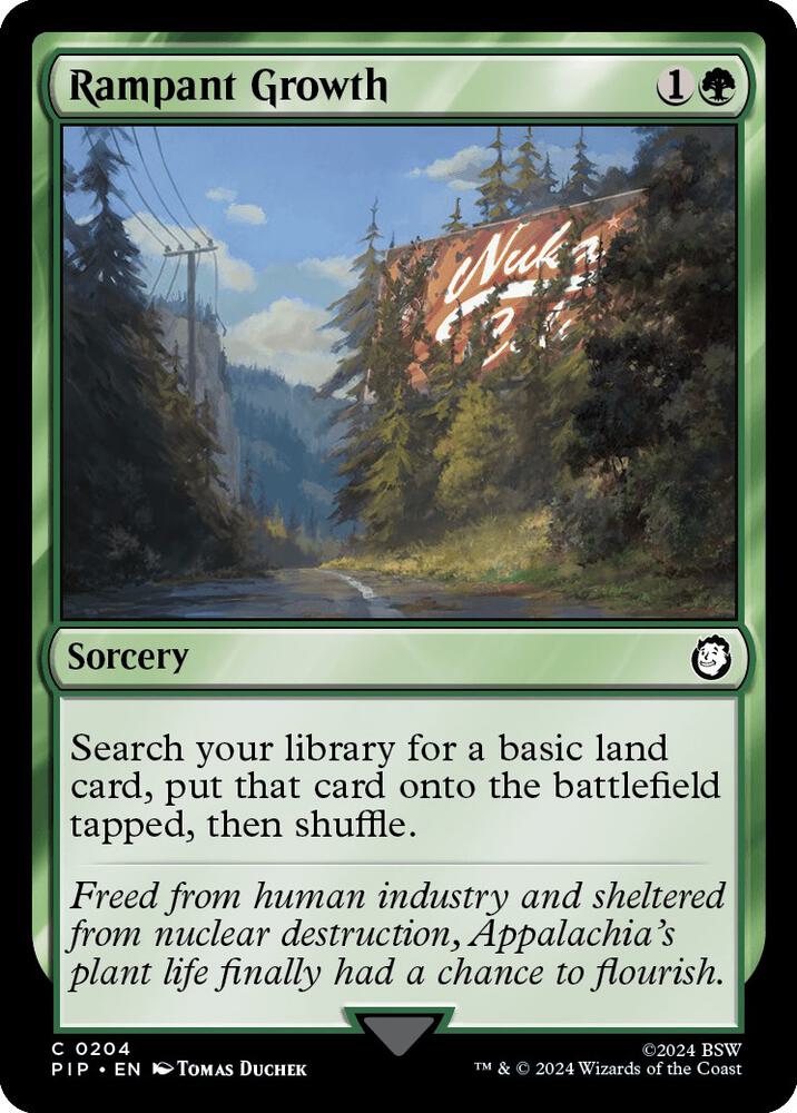 Rampant Growth - Universes Beyond: Fallout - Magic: The Gathering