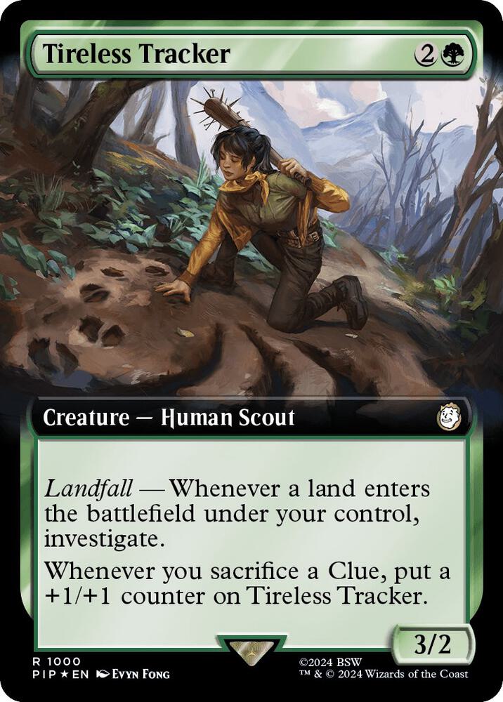 Tireless Tracker (Extended Art) (Surge Foil) 1000 card