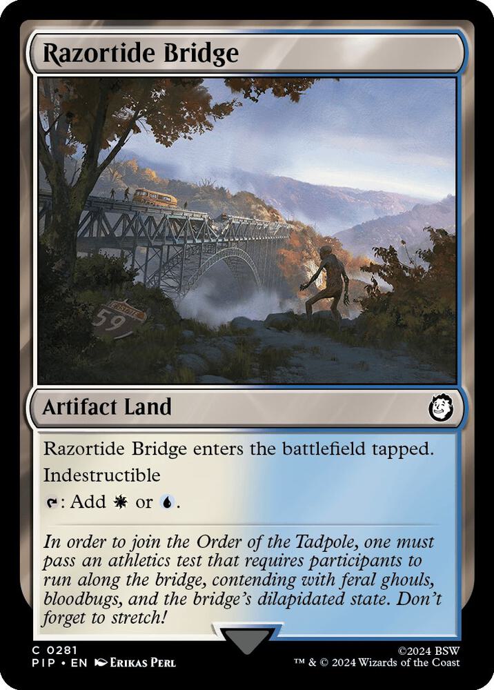 Razortide Bridge 281 card