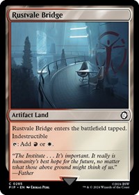 Rustvale Bridge - Universes Beyond: Fallout - Magic: The Gathering card