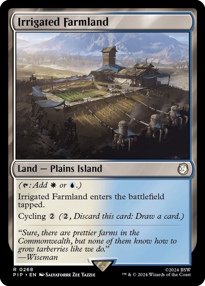 Irrigated Farmland 268 card