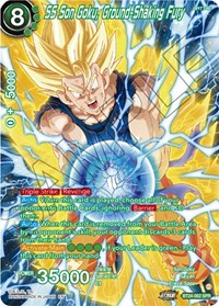 SS Son Goku, Ground-Shaking Fury (SPR) card art