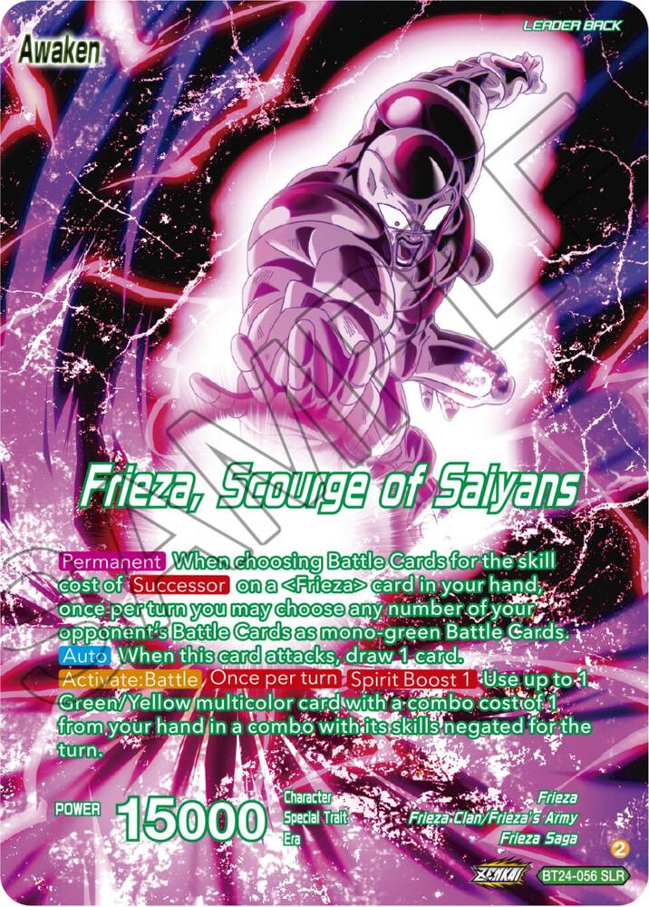Frieza // Frieza, Scourge of Saiyans (SLR) - Beyond Generations