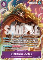 ドン!!カード(JUDGE) Marshmallow Vinsmoke Judge (Alternate Art) - Wings of the Captain - One Piece