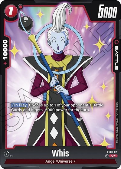 Whis (Bonus Pack Alternate Art) card