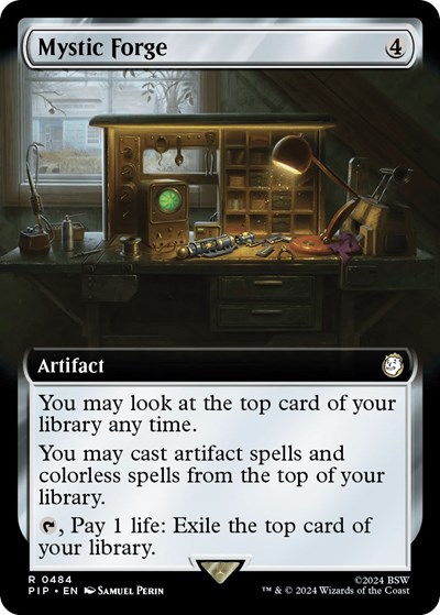 Mystic Forge (Extended Art) from PIP #484, Magic: The Gathering card