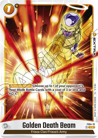 Golden Death Beam (Bonus Pack Alternate Art) card