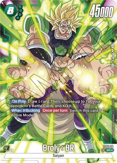 Broly : BR (Bonus Pack Alternate Art) Starter Deck 3: Broly card price