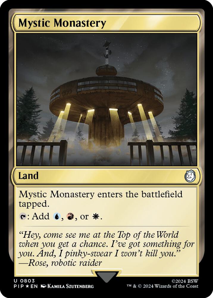 Mystic Monastery (Surge Foil) 803 card