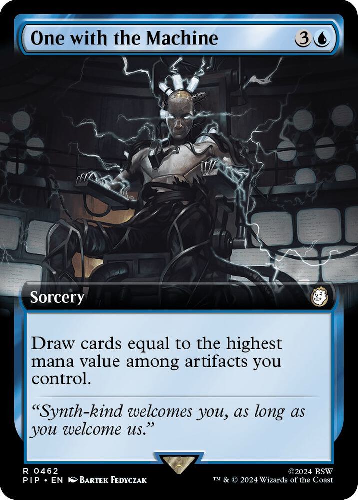 One with the Machine (Extended Art) 462 card