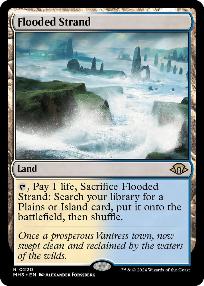 マジック：ザ・ギャザリング Flooded Strand Flooded Strand - Modern Horizons 3 - Magic: The Gathering