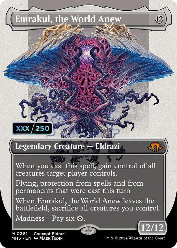 Kozilek, the Broken Reality (Borderless) (Serial Numbered) Modern Horizons 3 Magic The