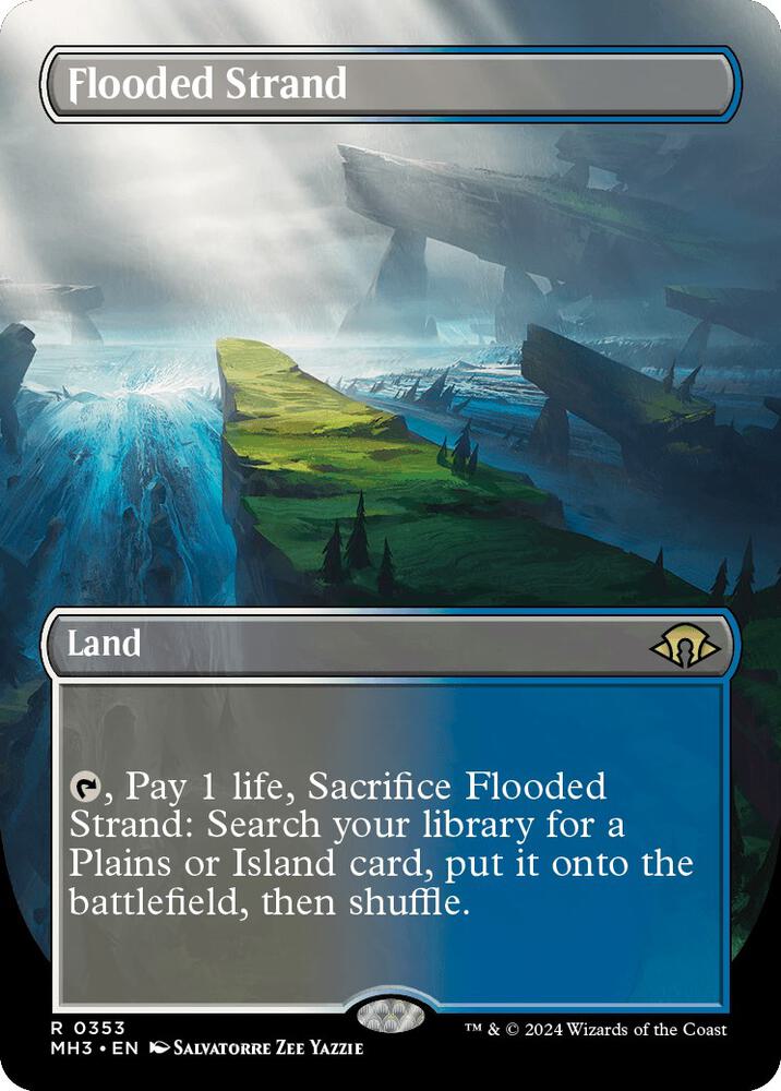 Flooded Strand (Borderless) - Modern Horizons 3 - Magic: The