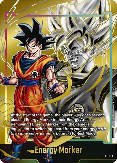 Energy Marker (E01-01) (Gold) card