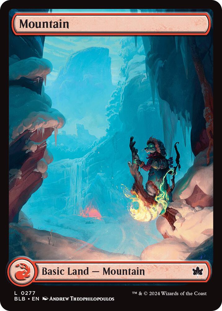 Mountain (0277) - Bloomburrow - Magic: The Gathering