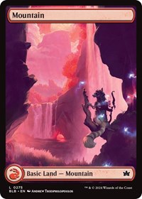 Mountain (0275) - Bloomburrow - Magic: The Gathering card