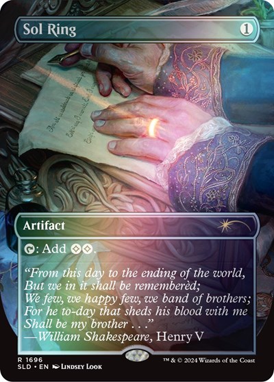 Sol Ring 1696 Rainbow Foil