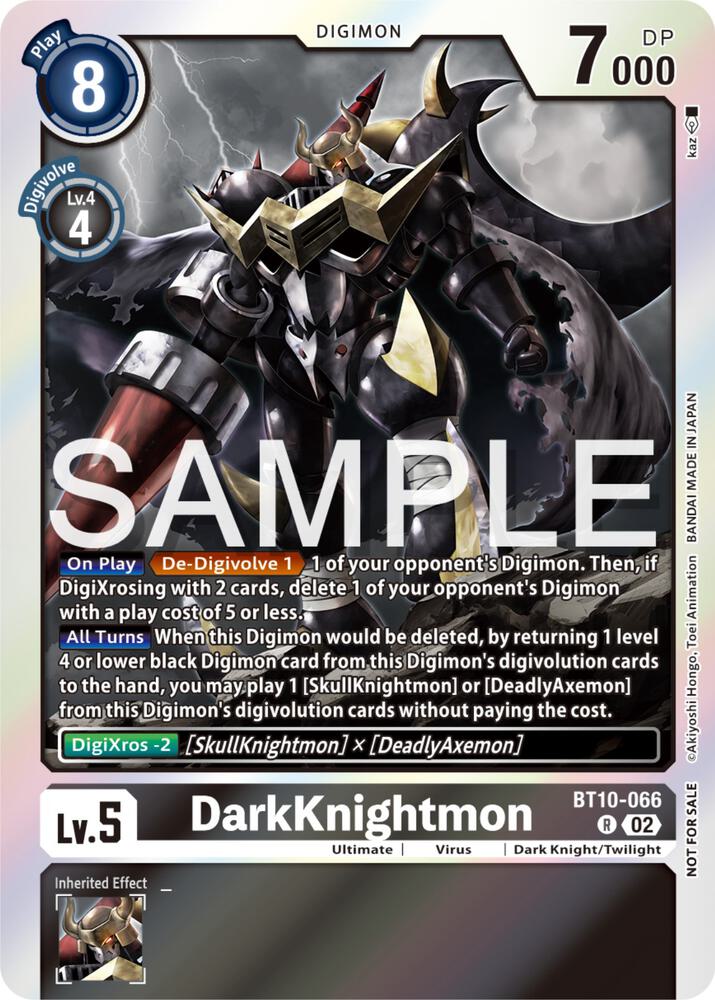 DarkKnightmon Event Pack 6 digimon card